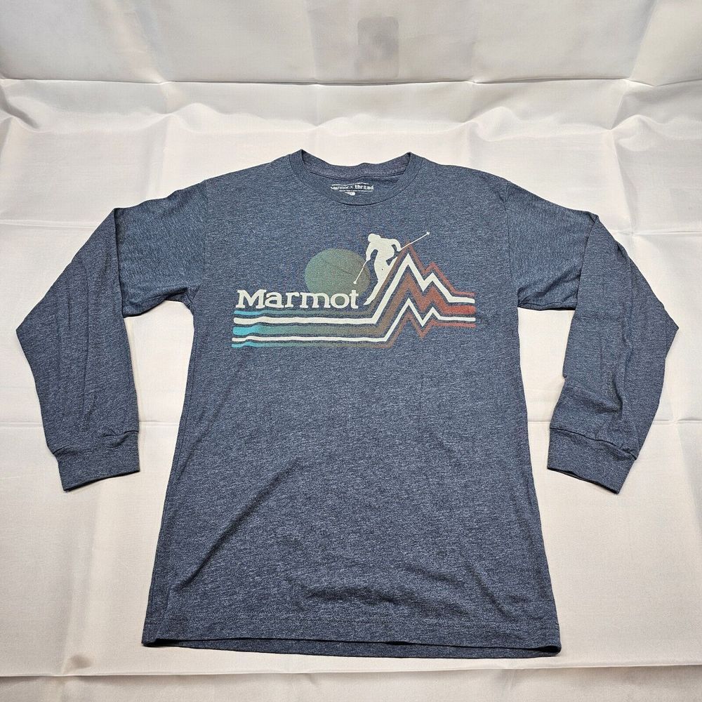Men's Marmot X Thread Cotton/Polyester Long Sleeve Shirt Small‎